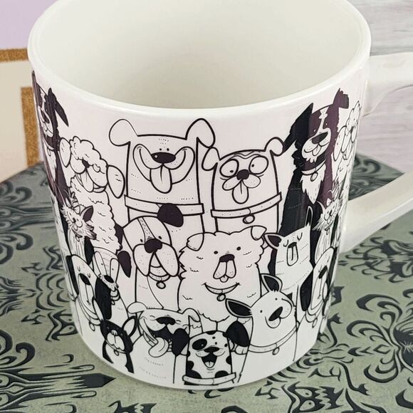 💖 NWT BIA Paws Cafe Black White Ceramic Mug #7252 💖 - Picture 4 of 4